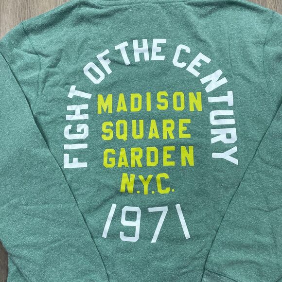 Roots of Fight Hoodie Sweatshirt Mens XL Green Frazier 1971 Boxing Madison Squar - Picture 7 of 11